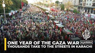 Palestinian solidarity protests: Hundreds of thousands take to the streets in Karachi