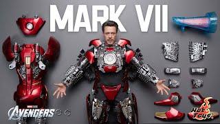 *Full Review" Hot Toys Tony Stark Mark 7 Suit-up Version Unboxing & Review