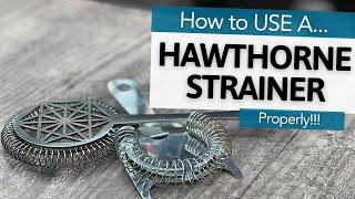 How to Use a Hawthorne Strainer | Bartending Basics & Beginner Home Bar Essentials | Drinkstuff