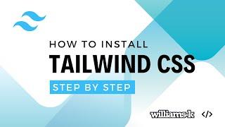 Install tailwind css from scratch using the CLI