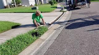 Drains Driveway - Break Out Concrete and Pour New, Apple Drains