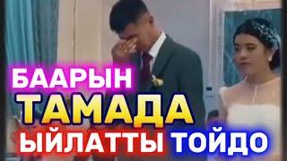 Тойдо баарын ыйлаткан ТАМАДА