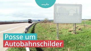 Skurriler Schilderstreit: Behörde verlangt 181.000 Euro für Autobahnschilder | Voss & Team | MDR