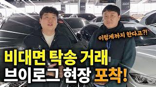 유명 중고차 업체의 탁송 거래 현장 브이로그!!