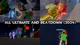 (YBA) ALL ULTIMATE AND BEATDOWN 2024