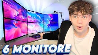 Dieses GAMING SETUP hat 6 MONITORE (Zuschauer Setups)