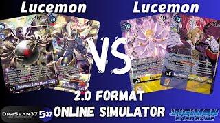 Lucemon Satan Mode VS Lucemon Satan Mode | Digimon Card Game | Special Booster Ver.2.0