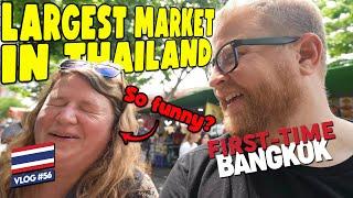 First Time in Bangkok, We visited the largest market in Thailand!