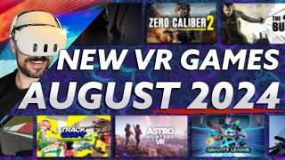 NEW VR Games August 2024! | QUEST 3, QUEST 2, PCVR