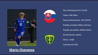 Mario Charamza | 2010 (Slovakia | MSK Zilina) footage vs Slovenia U15