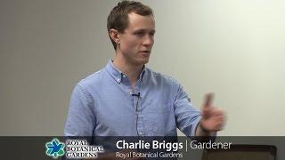 Green Careers - Charlie Briggs - student ambassador (HEA meeting at Canada Blooms)