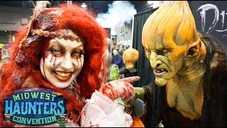 MIDWEST HAUNTERS 2024 Distortions Unlimited Booth and Mask Painting Demo