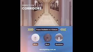 Nova Round LED Wall Light | Elegant Lighting for Bedrooms, Corridors & Staircases 