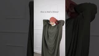 how to bind a khimar by ina collection#hijab #viral #fyp #hijabstyle #hijabfashion #abaya