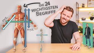 Grundlagen der Anatomie: Richtungsangaben und Ebenen