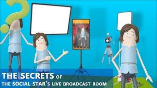 The secrets of the social star's live broadcast room.