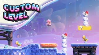 Super Mario Bros. Wonder Custom Level - "Bouncy Ice Ballet"