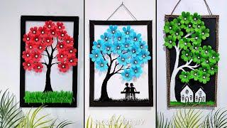 Unique wall hanging craft | Paper craft for home decor | Paper flower Tree wall decor | Room decor