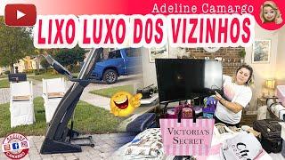 Muito luxo no lixo dos vizinhos ricos, IPod, bolsas, tv e brinquedos caros