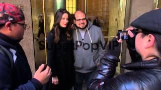 Liv Tyler with fans at the McGraw-Hill Building at Celebr...