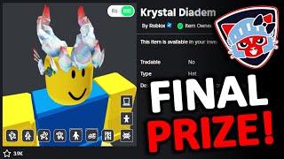 CLAIM THE FINAL WINNERS PRIZE! FREE ACCESSORY! HOW TO GET Krystal Diadem! (ROBLOX THE GAMES EVENT)