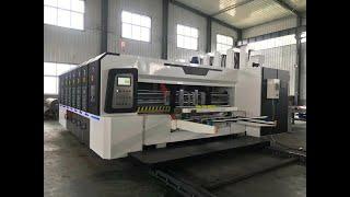 Full computer control HD flexo printing slotting rotary die cutting machine