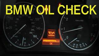 How to Check Oil Level on BMW with no Dipstick