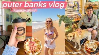 OUTER BANKS travel vlog ️ | weekend getaway as a married couple, hatteras island, & beach sunrise