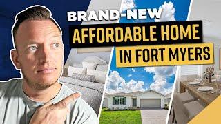 Brand New Fort Myers Home in Brighton Pointe – Only $372K! | Lakeside Model House Tour