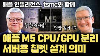 애플 M5 시리즈 NVIDIA 같은 칩렛 구조? | tsmc 최첨단 패키징, CoWoS 아닌 SoIC가 대세 | CPU GPU 분리로 애플인텔리전스 대비