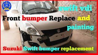 Suzuki Swift front Bumper replacement, Swift Bumper price With Paint, maharaja motor mmw #video