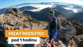 Veľký Rozsutec pod 1 hodinu zo Štefanovej