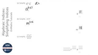 Algebraic Indices: Simplifying Indices (Grade 4) - OnMaths GCSE Maths Revision