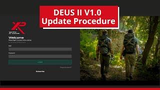 XP Deus 2 update procedure for version 1.0