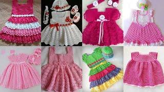 Crochet New Dress Design For Girl 2024||Crochet Handmade Girl Frocks