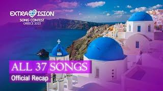 All 37 Songs Revealed - Official Recap | Extravision Song Contest 2025