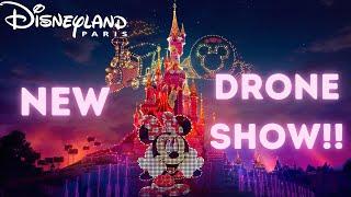 Disney Electrical Sky Parade at Disneyland Paris 2024 - new Drone Show! Simply amazing 