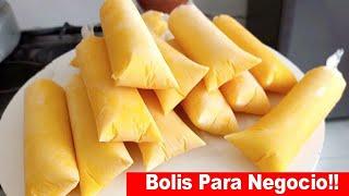 BOLIS PARA NEGOCIO SABOR ROMPOPE ,SUPER FACIL Y RAPIDOS  EXTREMADAMENTE DELICIOSOS|| HIELITOS