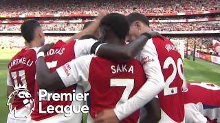 Kai Havertz heads Arsenal in front of Wolves | Premier League | NBC Sports