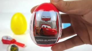 Bóc Trứng Đồ Chơi Surprise Eggs Người Nhện Chuột Mickey Và Siêu Xe Lightni HD