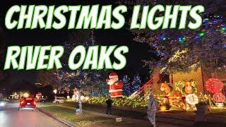 River Oaks Christmas! Drive with me through a Houston neighborhood!