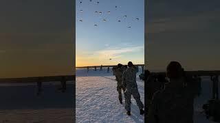 Terrifying parachute fail caught on camera 🪂 | Collab #shorts #parachute #army #military