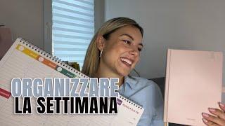 COME ORGANIZZARE LA SETTIMANA: lavoro, studio, lezioni di inglese || Parte 1