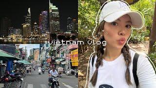 vietnam vlog: visiting ho chi minh city, koi fish cafe, bookstores, going to the zoo & yummy food!