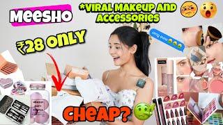 Meesho *Trendy Makeup & Accessories* at ₹28?? |Meesho Scammed Again #meesho  #meeshoscam #makeup