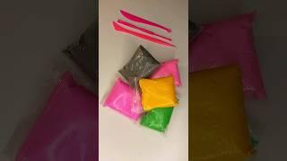 Поделка из лёгкого воздушного пластилина# Цветы# 