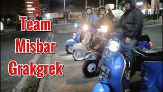 4 Ekor Vespa Agak Racing Keluar Semua | Team Misbar