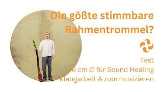 Riesige stimmbare Gong Schamanen bzw. Rahmentrommel für Sound Healing, Klangarbeit & zum musizieren