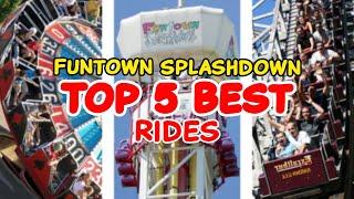 Top 5 rides at Funtown Splashtown USA - Saco, Maine | 2022