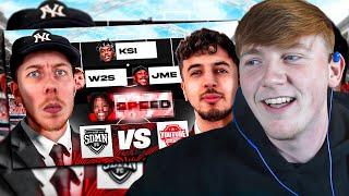 Reacting To The SIDEMEN Charity Match LINEUPS!